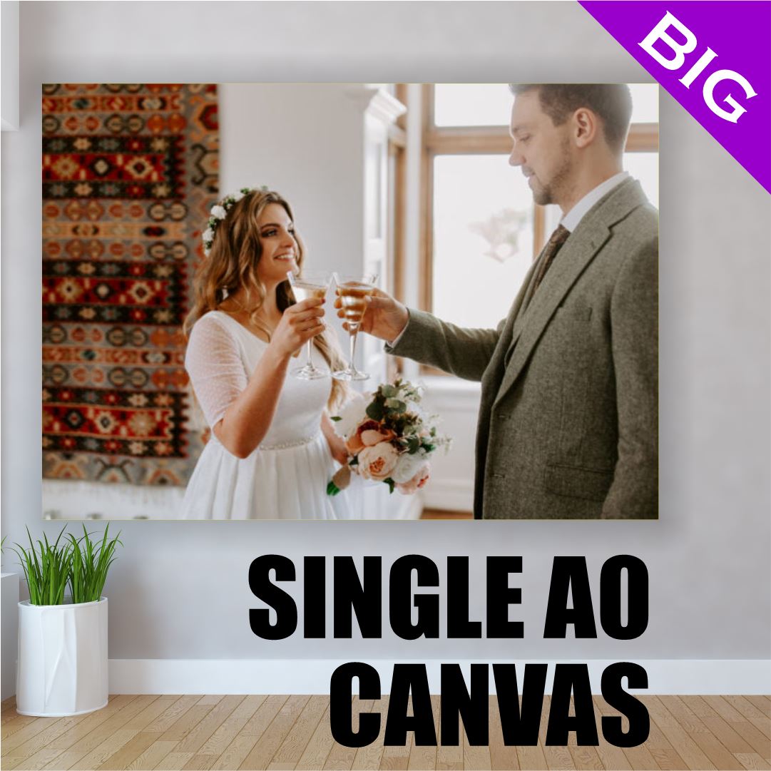 1 x A0 Super Big Canvas (82,5x102,5cm) Classic Canvas NetCanvas