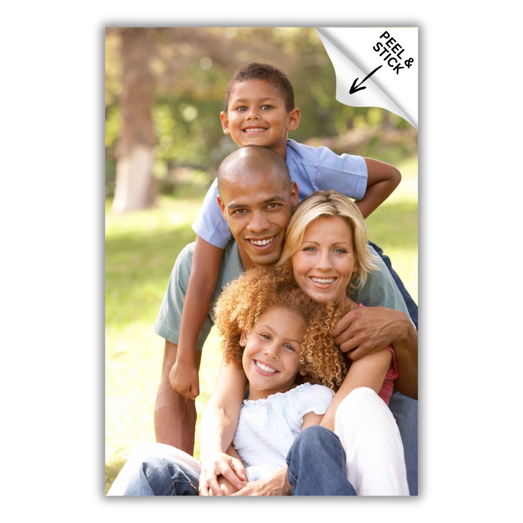 16x20" (40x50cm) Large Adhesive Photo Print Classic Canvas NetCanvas No Border