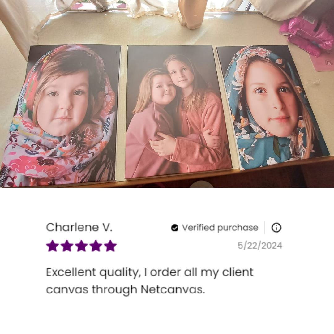 3 x A3 Canvas Combo Classic Canvas NetCanvas