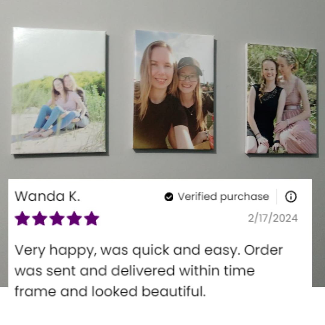3 x A4 Canvas Combo Classic Canvas NetCanvas