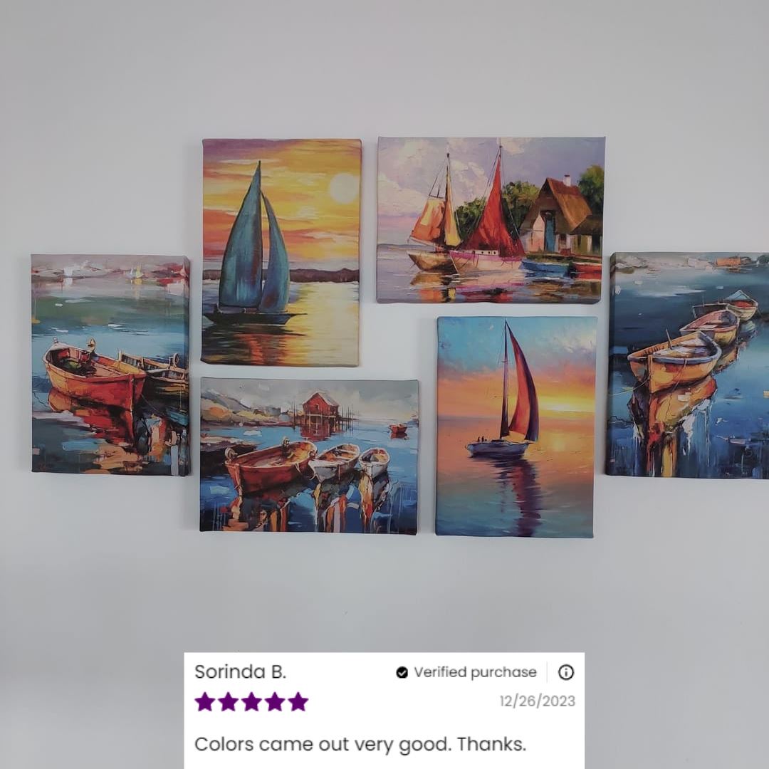 6 x A5 Canvas Combo Classic Canvas NetCanvas