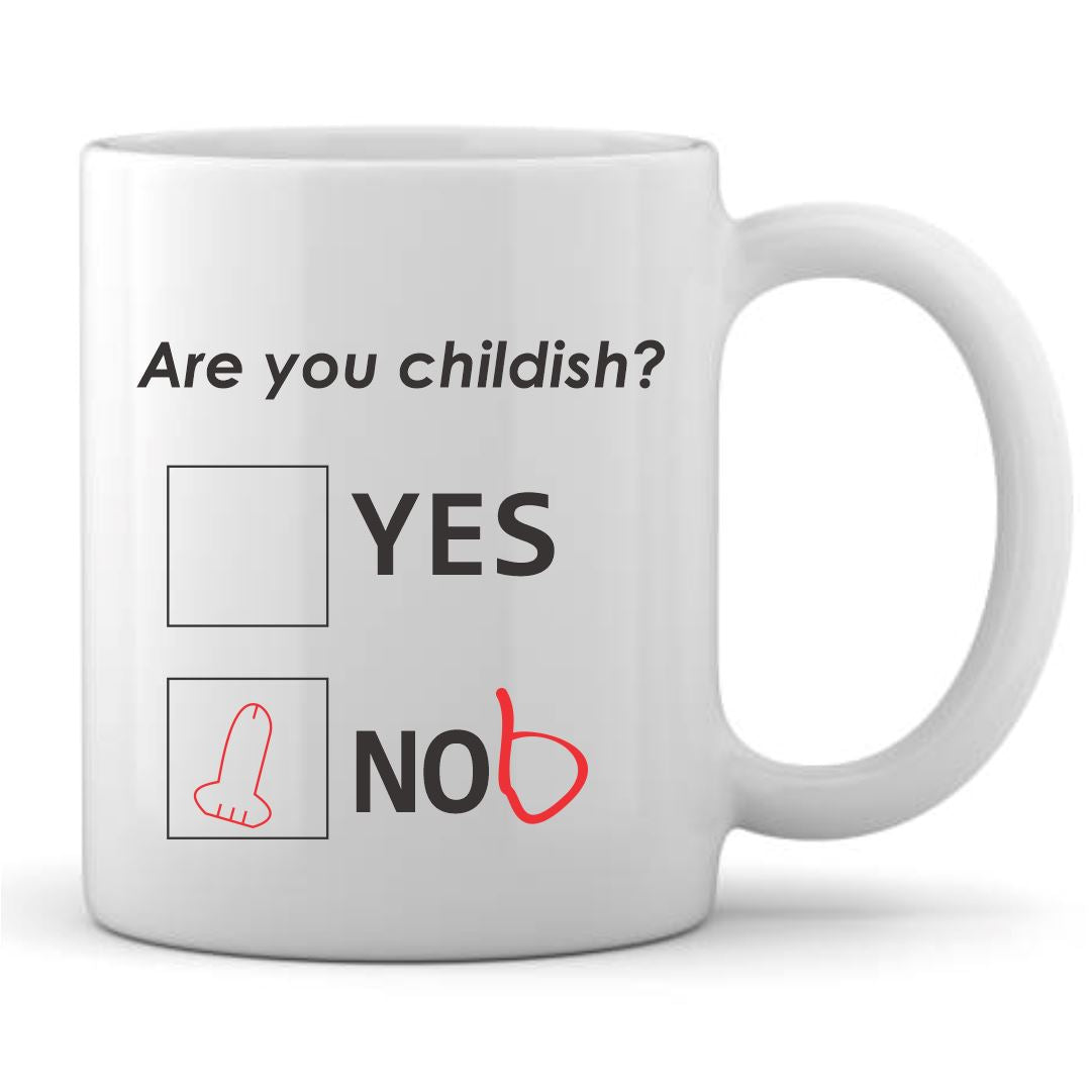 Are you childish? Mug (18+) Classic Canvas NetCanvas