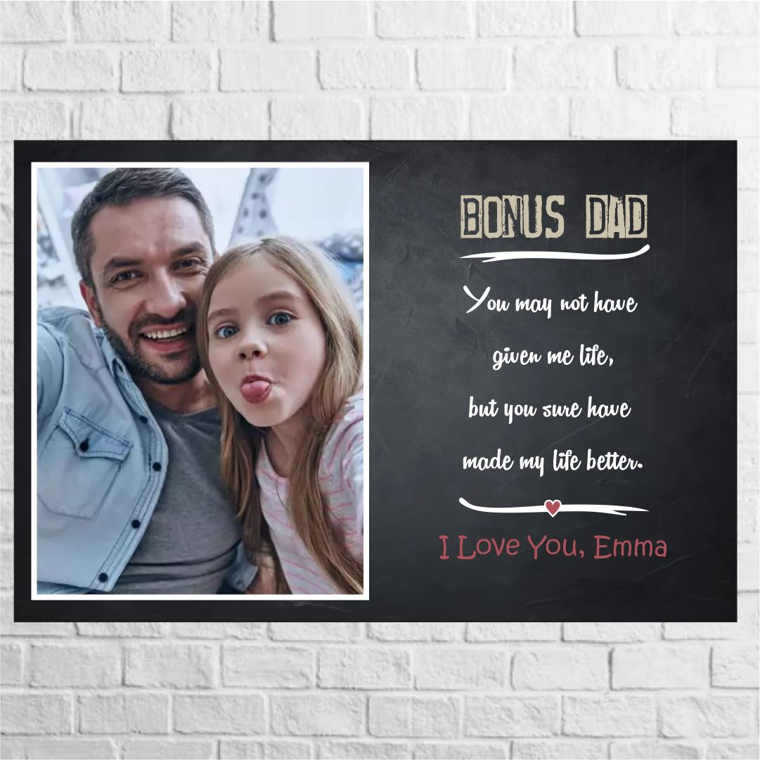 Bonus Step Dad Canvas Classic Canvas NetCanvas