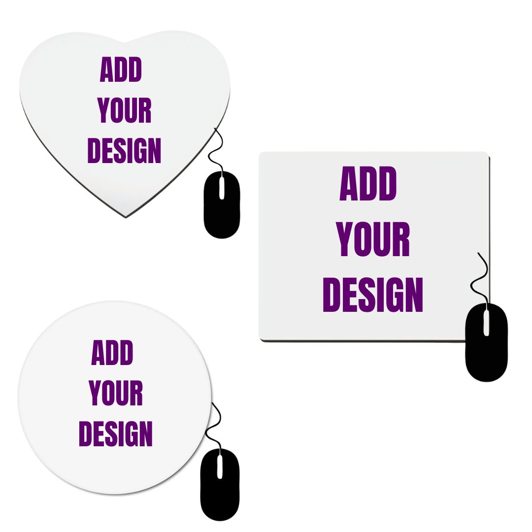 Branded Rubber Mousepads (non-slip rubber base) Classic Canvas NetCanvas