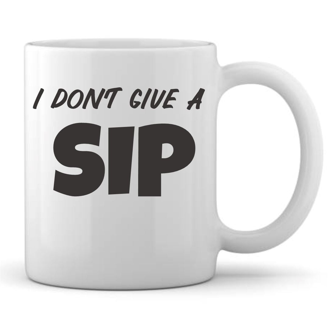 I don't give a Sip Mug (18+) Classic Canvas NetCanvas
