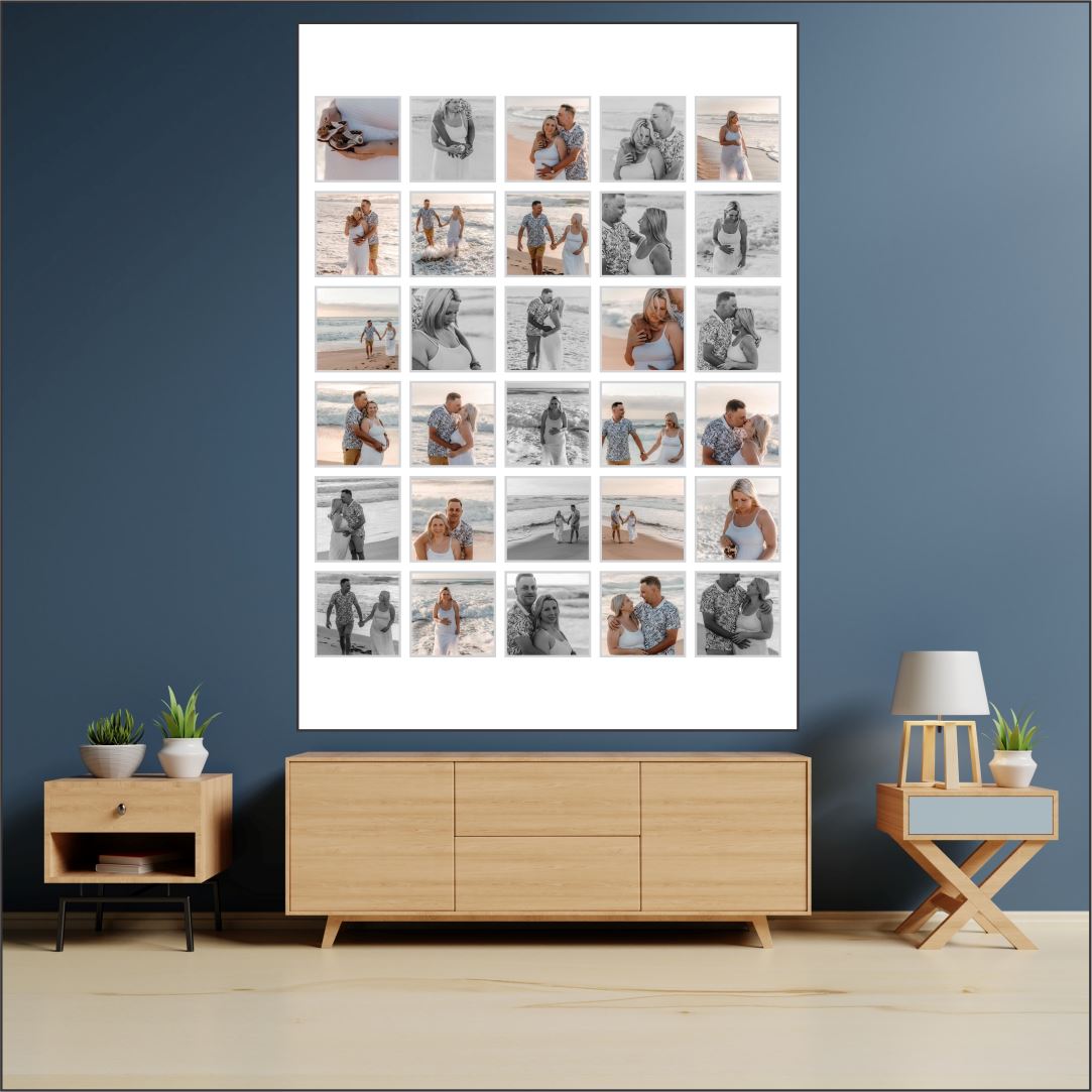Instagram Collage (30 Images) Classic Canvas NetCanvas