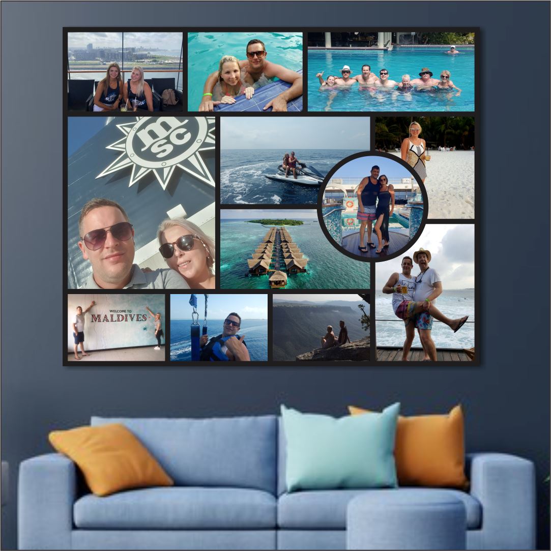 Modern Collage (12 Images) | C1 Classic Canvas NetCanvas