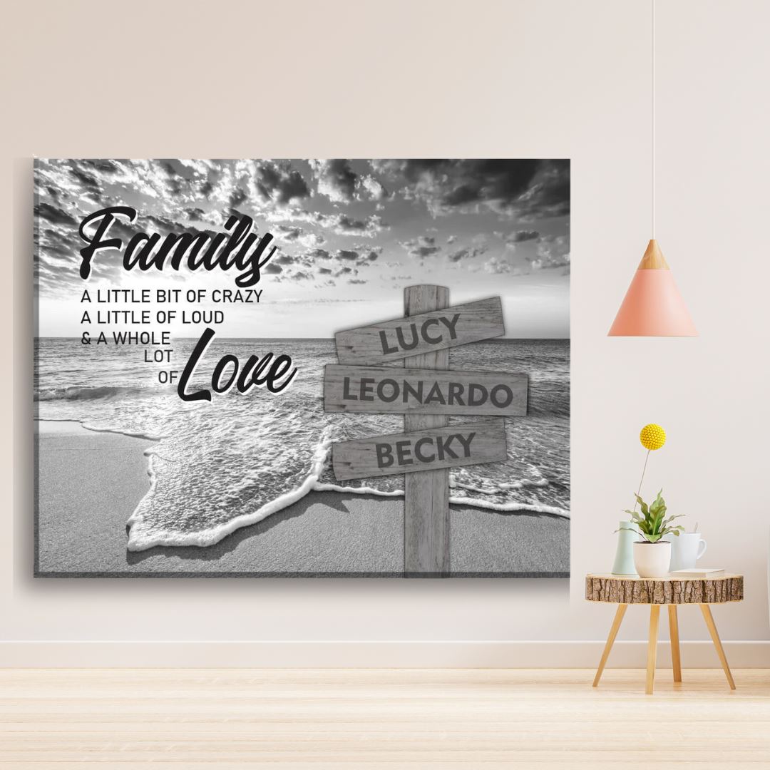 Name In The Sand Classic Canvas NetCanvas