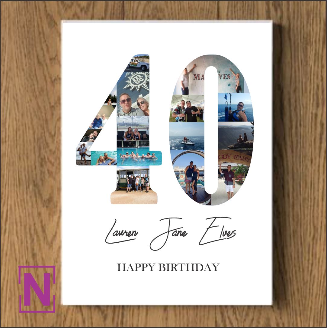 Occasion Number Collage Classic Canvas NetCanvas