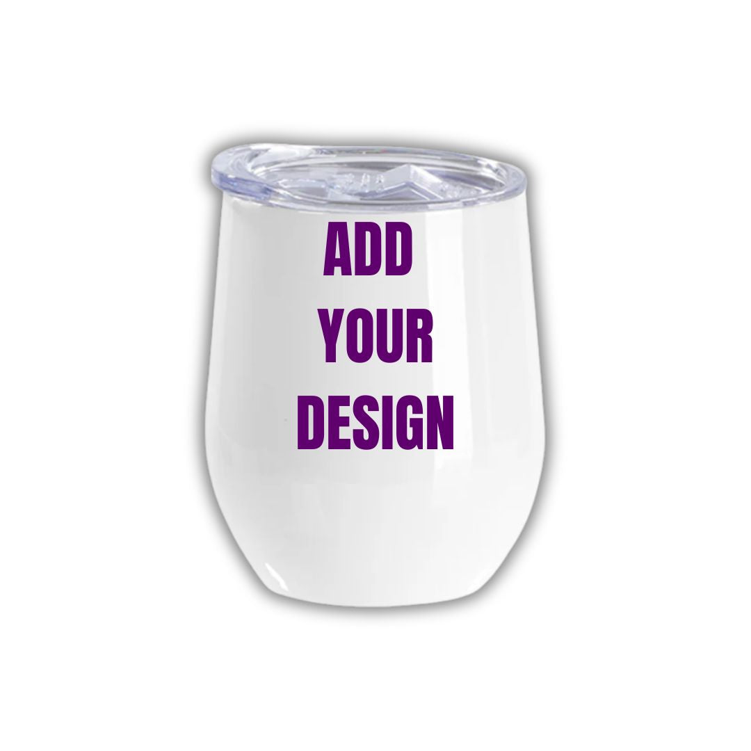 Own Design Insulated Wine Tumbler with waterproof slide lid Classic Canvas NetCanvas