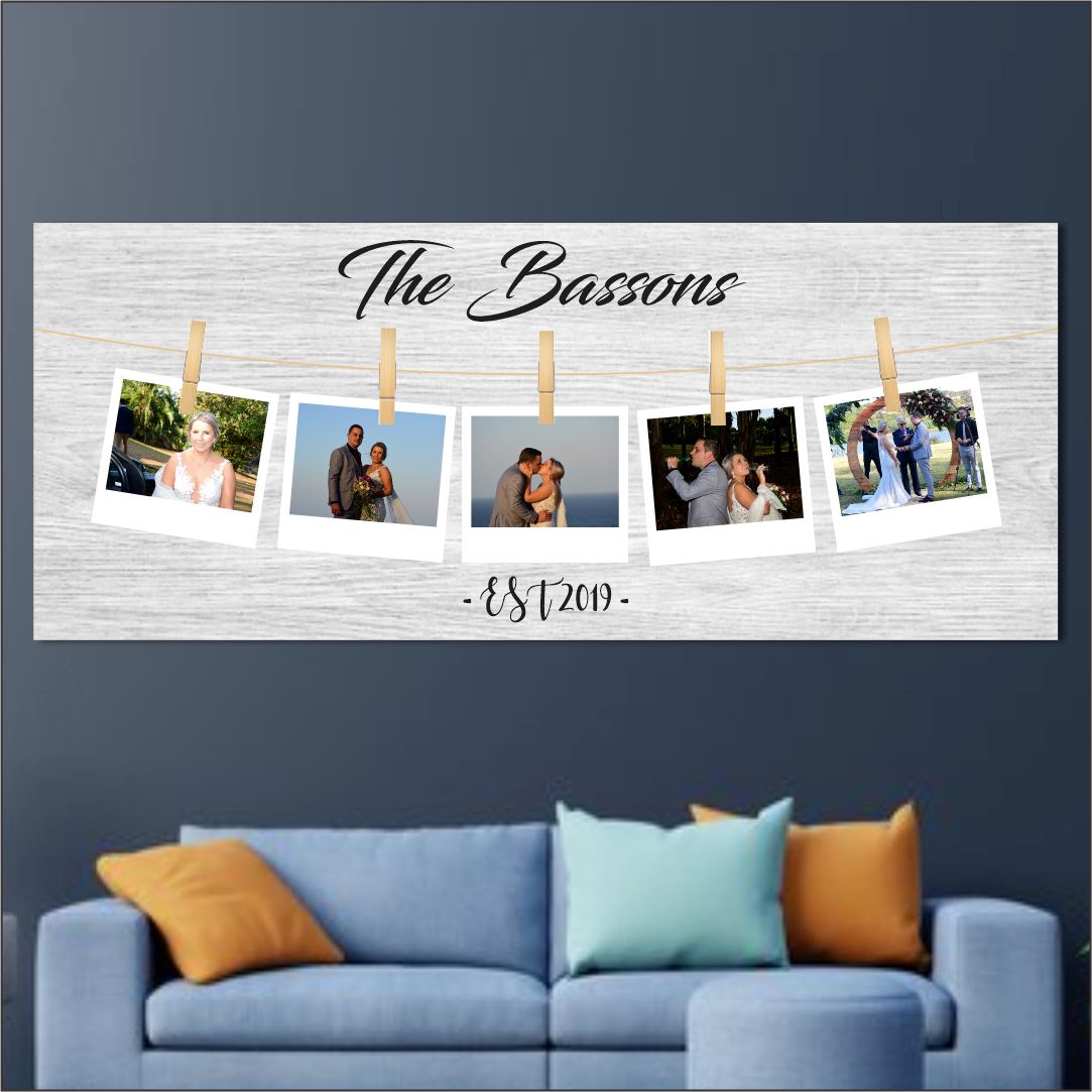 Polaroid Collage (5 Images) | C2 Classic Canvas NetCanvas