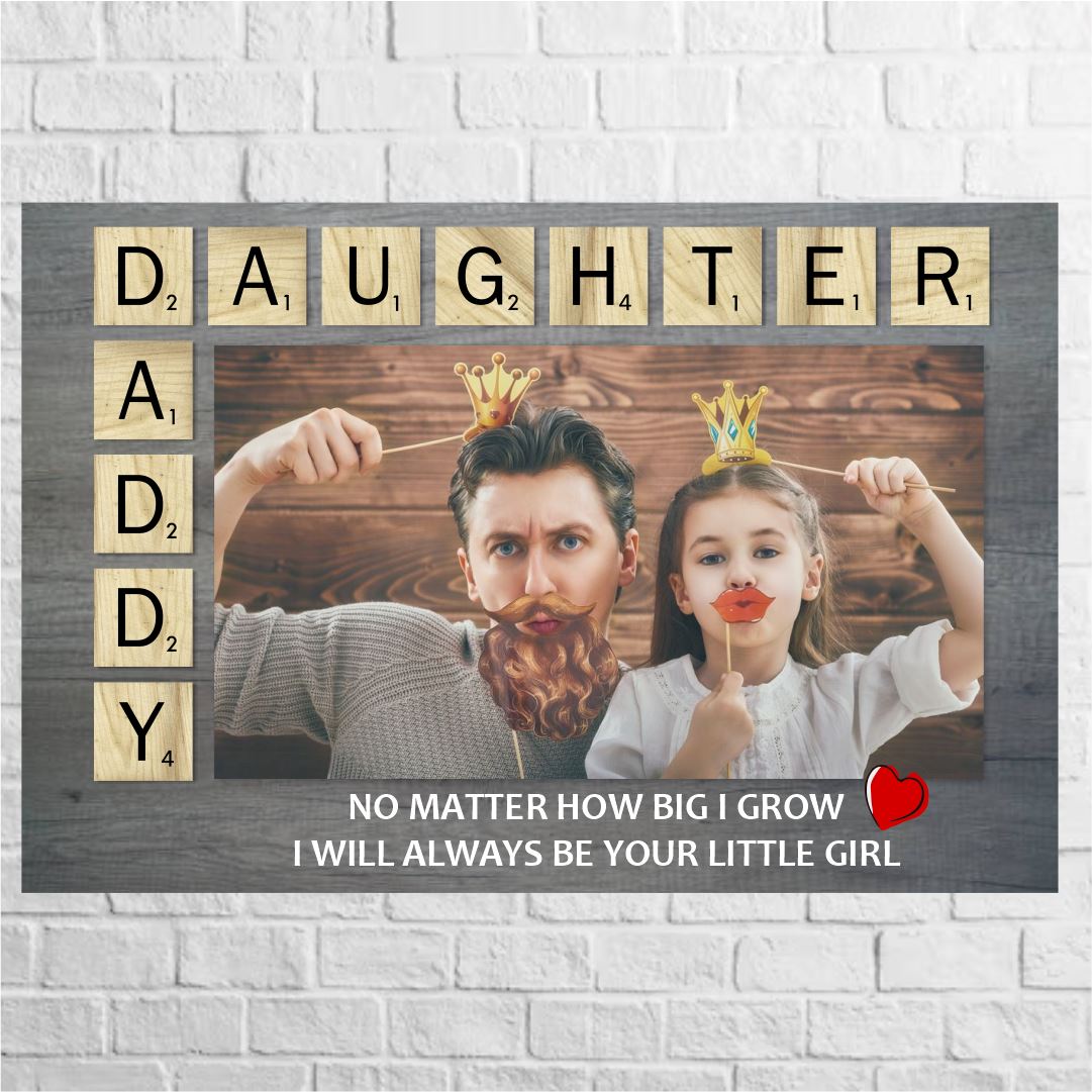 Scrabble Daughter Canvas Classic Canvas NetCanvas