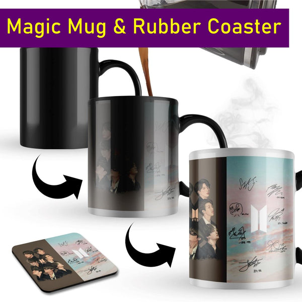 1 x Magic Mug 11oz plus a 10*10 Rubber Coaster Classic Canvas NetCanvas 