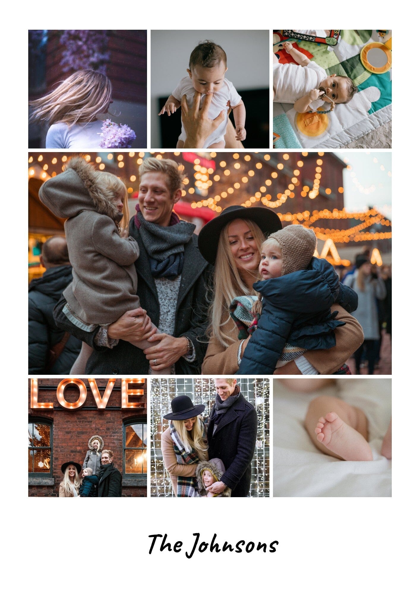 Personal Photo Collage Customized Product NetCanvas