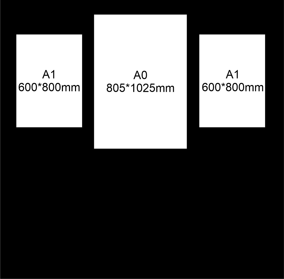 THE BIG DEAL (1 x A0 + 2 x A1) Classic Canvas NetCanvas