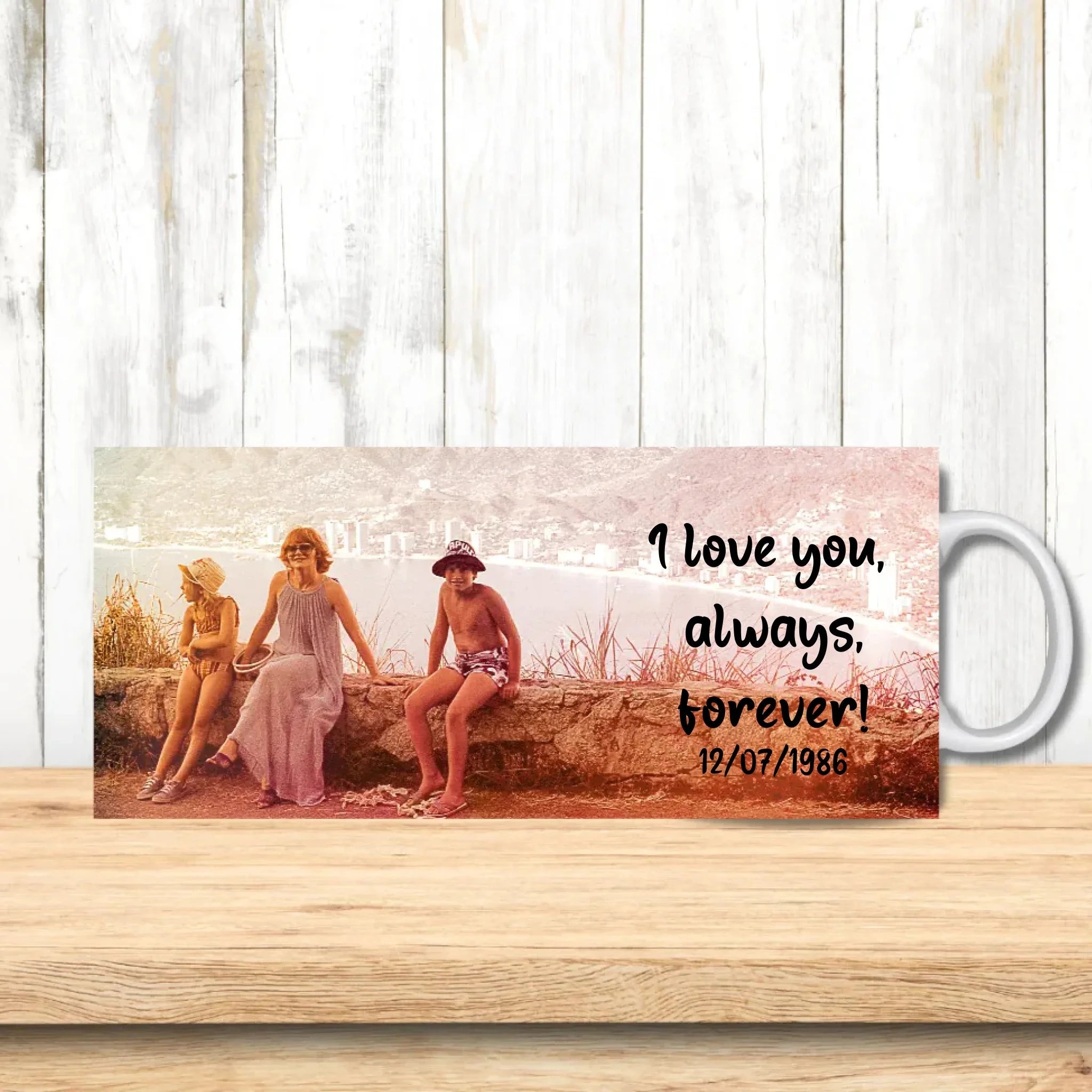 11oz White Photo Mug Customizer TeeInBlue 11oz White Mug FULL WRAP AWAY FROM ME
