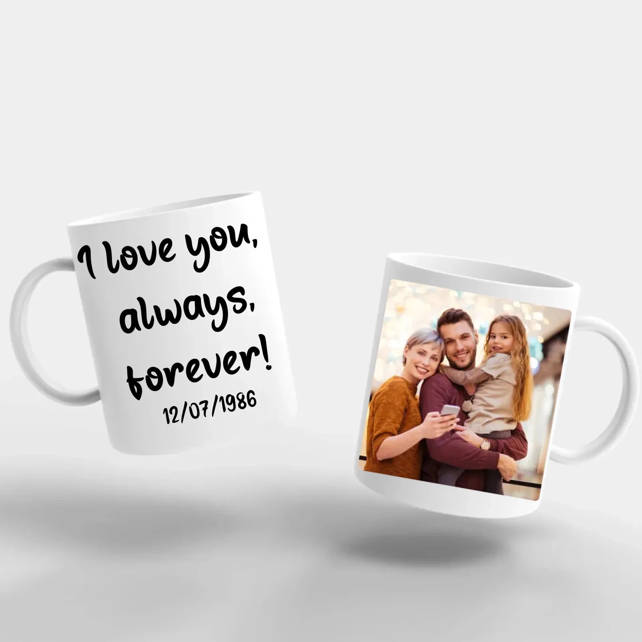 11oz White Photo Mug Customizer TeeInBlue 11oz White Mug SQUARE SHAPE TOWARD ME