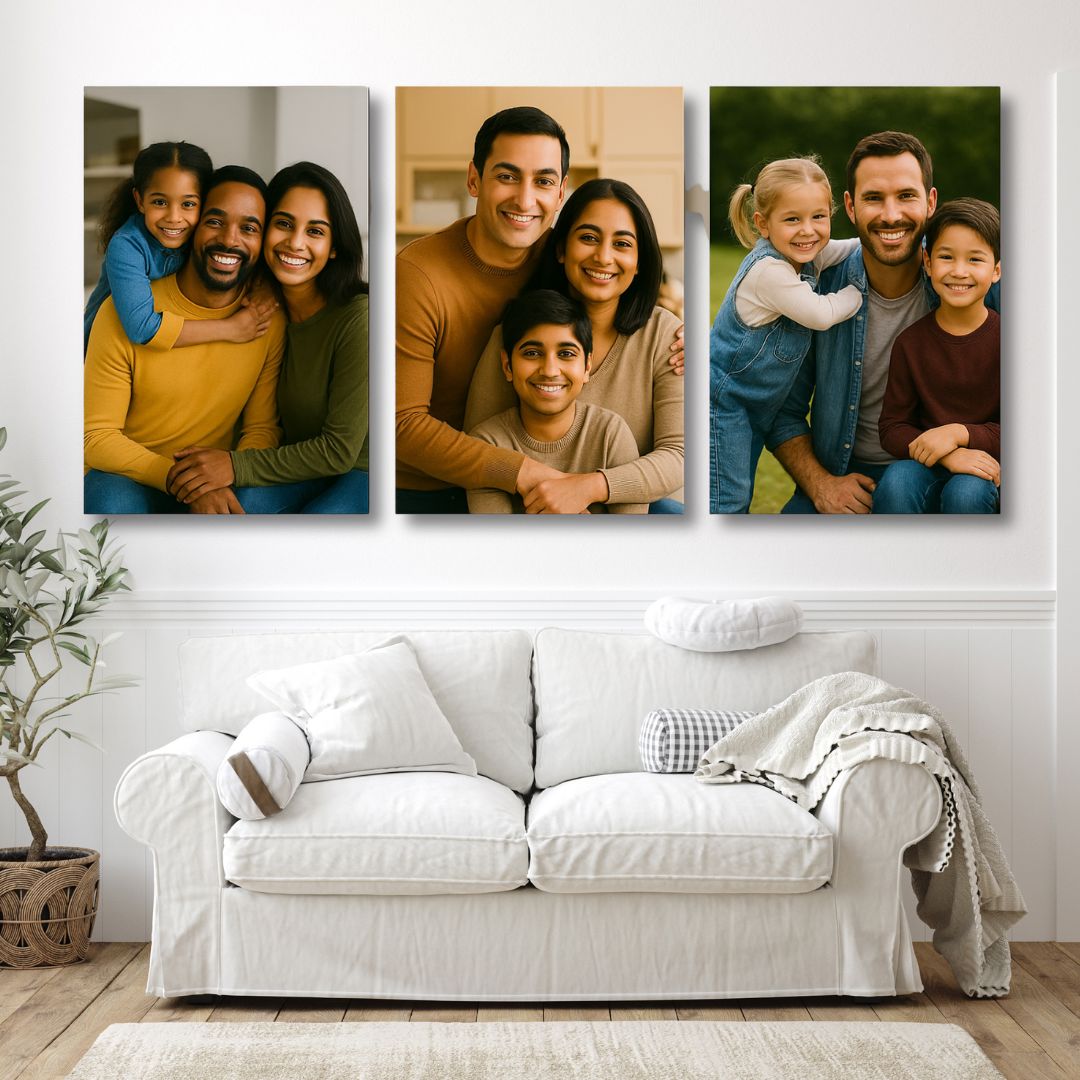 3 x A0 Super Big Canvas (80.9x102,5cm) Classic Canvas NetCanvas 