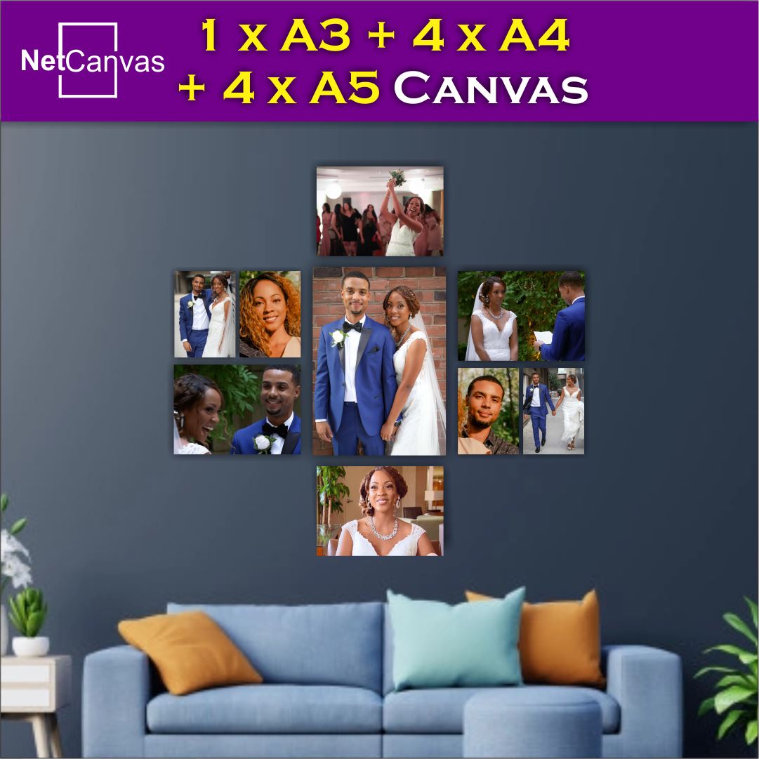9 Piece Canvas Combo Classic Canvas NetCanvas 