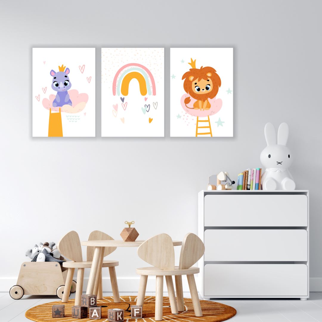 Crown Friends (Set of 3) Classic Canvas NetCanvas 