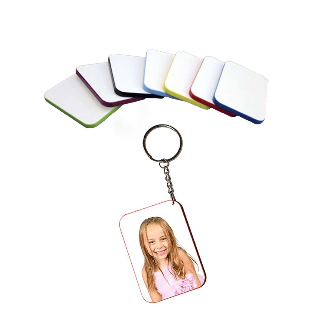 Custom Printed Polymer Keyring (Choose Colour) Printed Gifts NetCanvas 