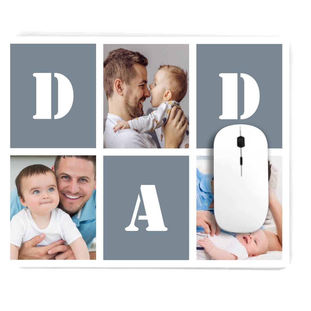 Dad Mousepad Collage Classic Canvas NetCanvas 