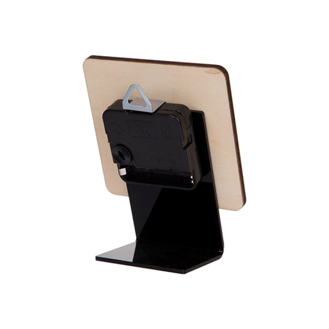Desktop Plywood Photo Clock (10x10cm) Classic Canvas NetCanvas 