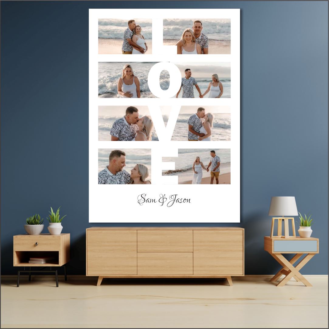 LOVE Collage (8 Images) Classic Canvas NetCanvas 