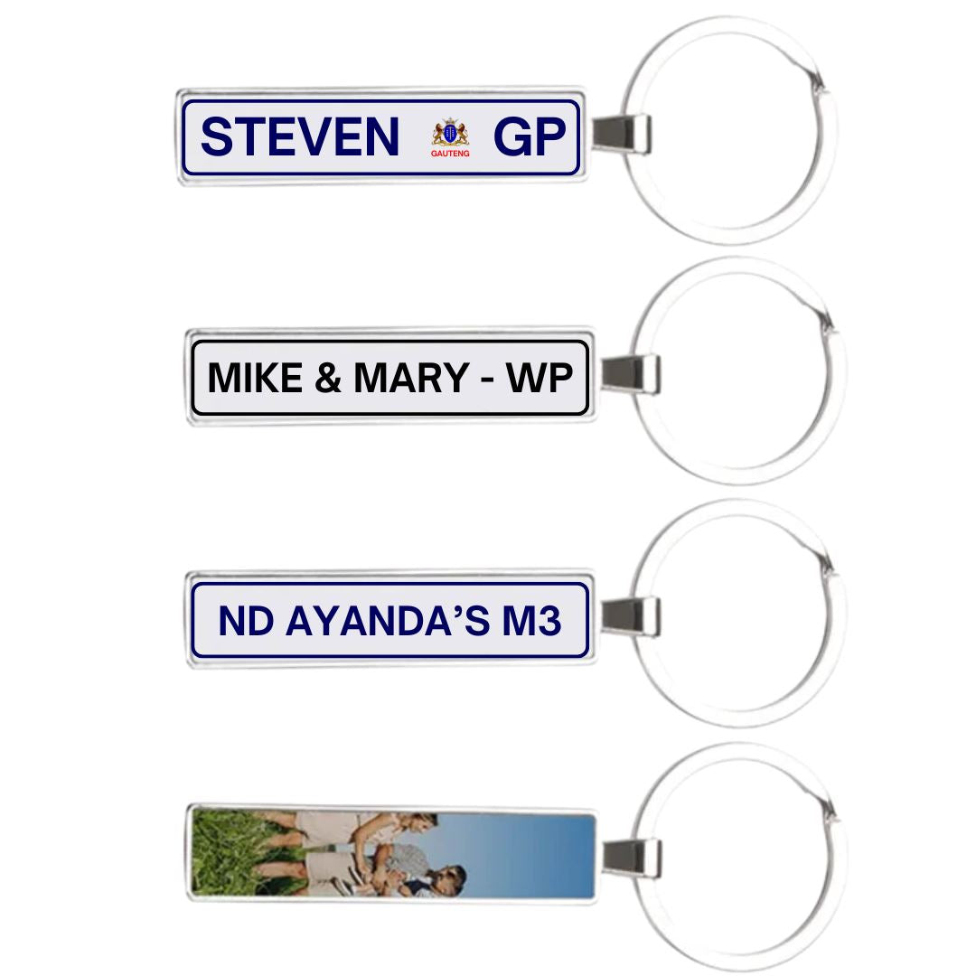 Number Plate Keyring