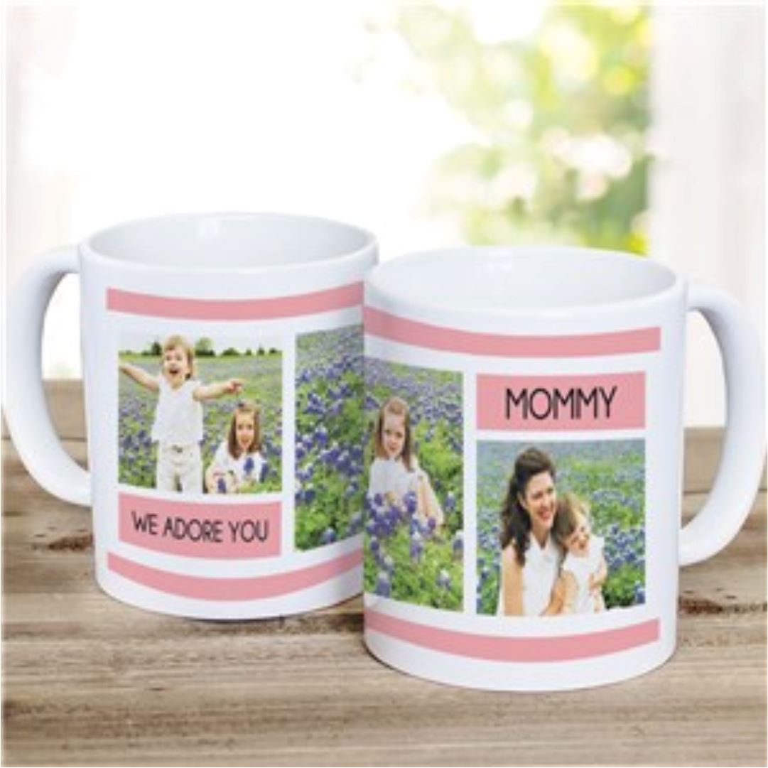 Photo Collage Mug (White / 11oz) - ADORE Classic Canvas NetCanvas 