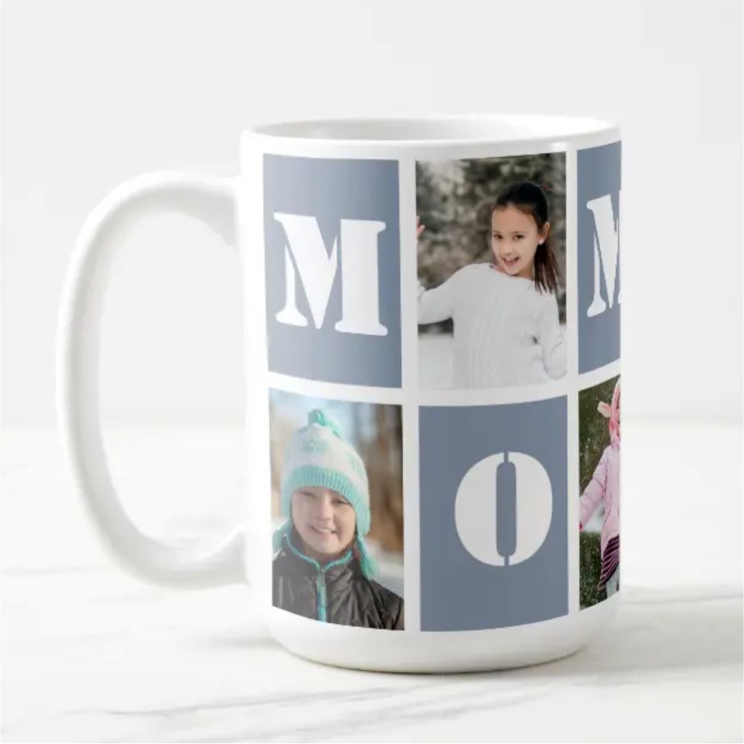 Photo Collage Mug (White / 11oz) - MOM Classic Canvas NetCanvas 