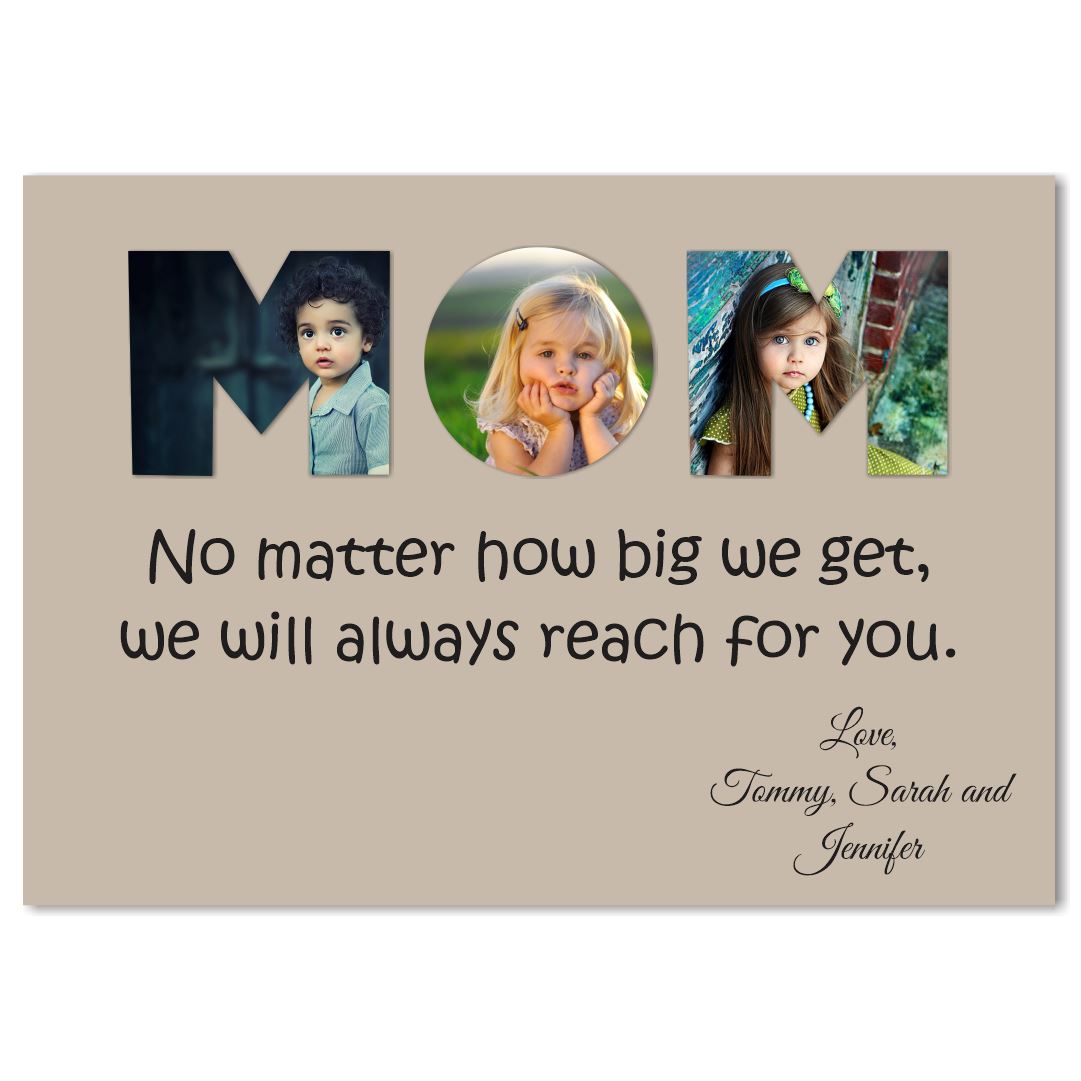 Reach for your Mom Collage (3 Images) Classic Canvas NetCanvas 