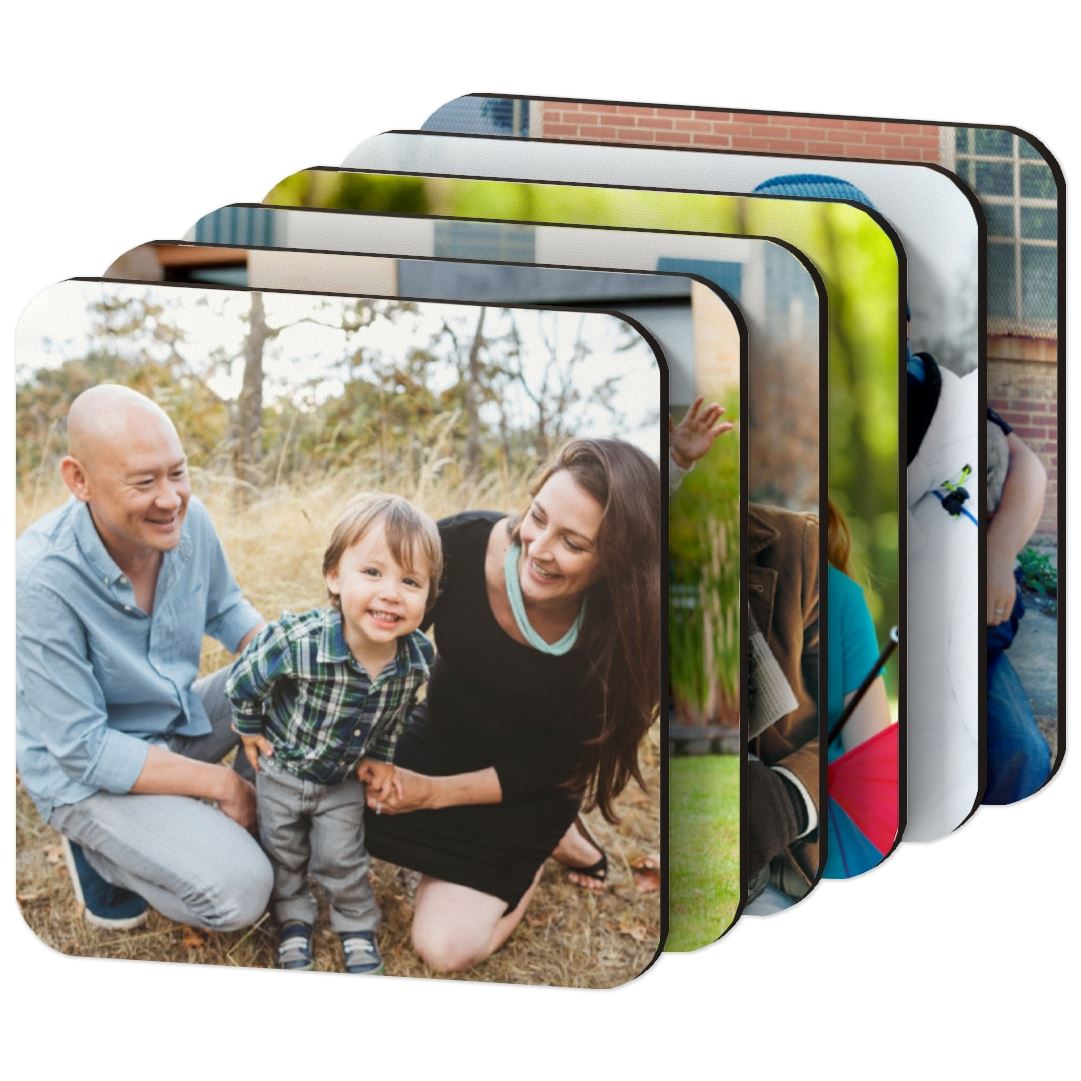 Rubber Photo Coasters (Square or Round) Classic Canvas NetCanvas 