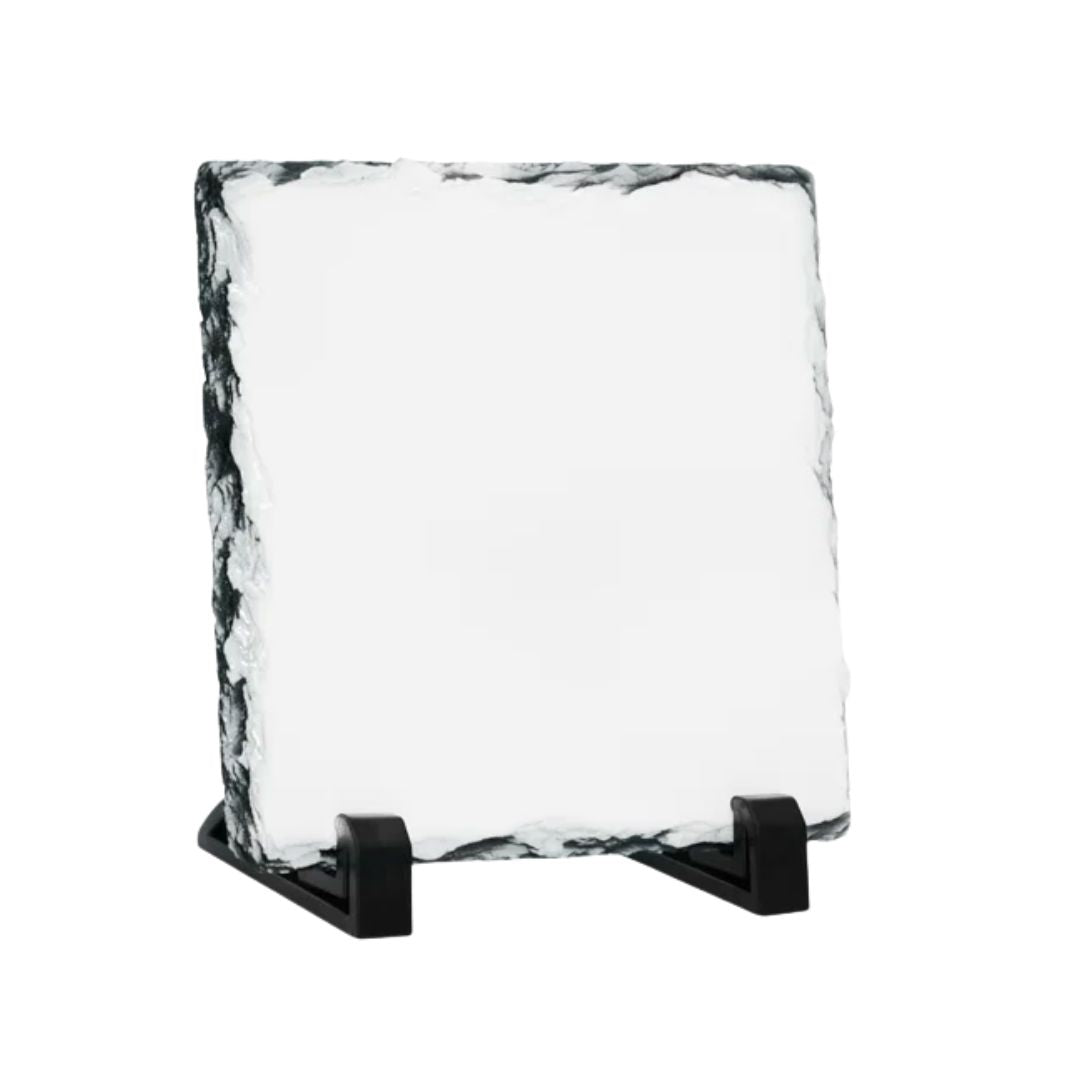 Slate Photo Stone with Stand (Choose your shape & size) Classic Canvas NetCanvas 15cm x 15cm 