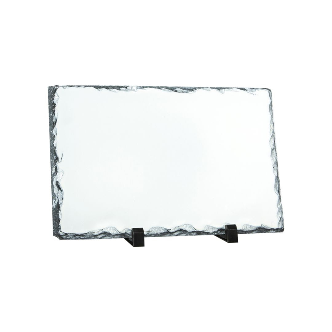 Slate Photo Stone with Stand (Choose your shape & size) Classic Canvas NetCanvas 15cm x 20cm 