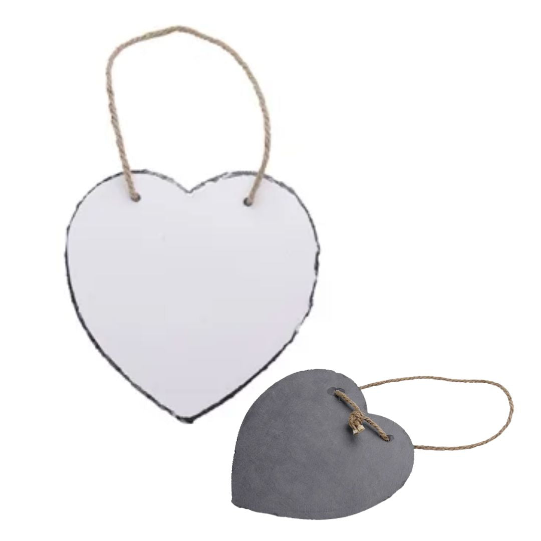 Slate Photo Stone with Stand (Choose your shape & size) Classic Canvas NetCanvas Heart 20cm x 20cm (Hanging) 