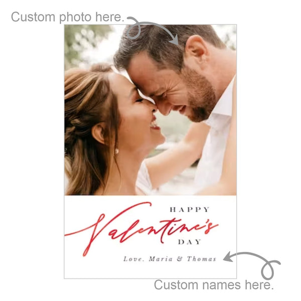 Valentines script - valentine's day card NetCanvas 