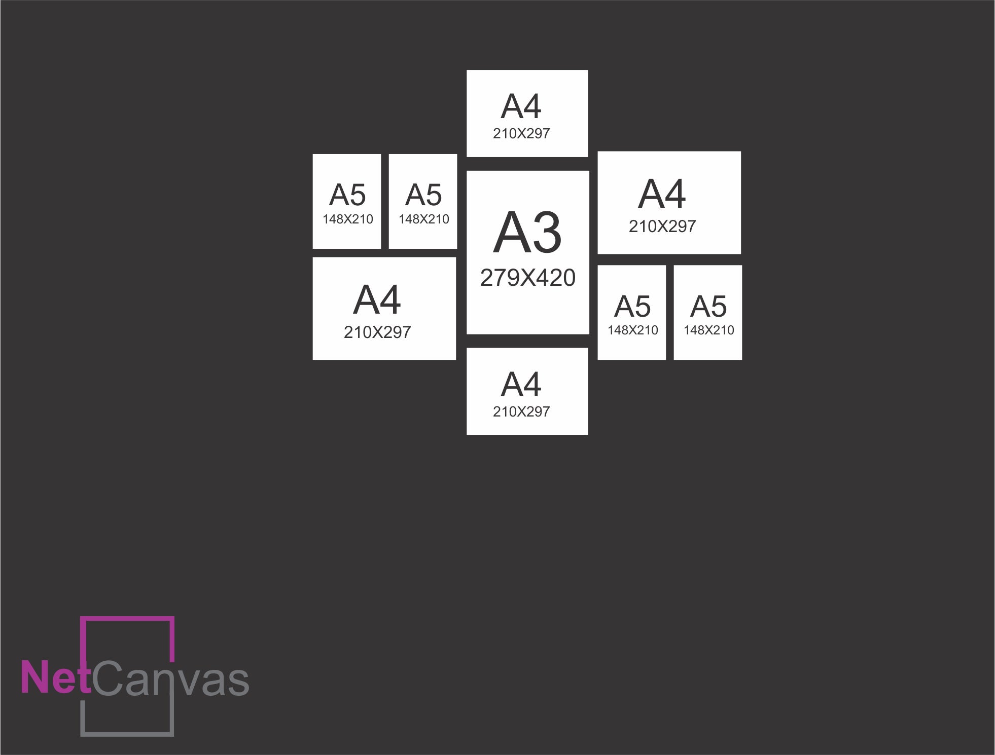 9 Piece Canvas Combo Classic Canvas NetCanvas 