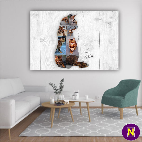 Cat Collage Classic Canvas NetCanvas 