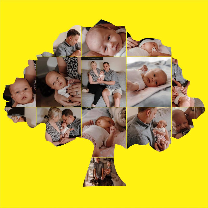 Family Tree Collage (Max 14 Images) Classic Canvas NetCanvas 