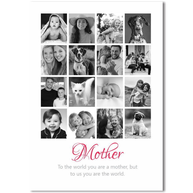 Mom's the World (16 Images) Classic Canvas NetCanvas 
