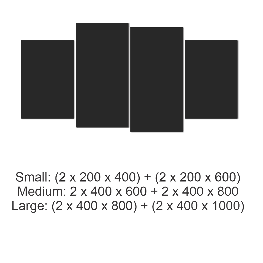 Split Staggered Canvas 4 Piece Classic Canvas NetCanvas 